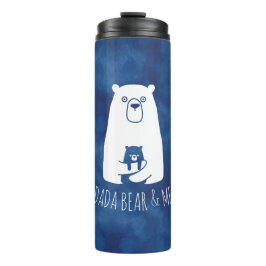 DADA BEAR & ME | Vater Kids Daughter Son Dada Bear Thermosbecher