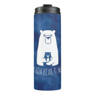 DADA BEAR & ME   Vater Kids Daughter Son Dada Bear Thermosbecher