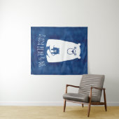 DADA BEAR & ME | Vater Kids Daughter Son Dada Bear Wandteppich (Beispiel (Horizontal))