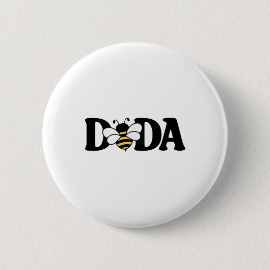 Dada Beekeeping 1. Geburtstag Matching Fam. Button (Vorderseite)
