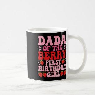 Dada Berry First Birthday Strawberry Girl Mama und Kaffeetasse