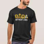 Dada Birthday Crew Boy Kids Construction Matching T-Shirt<br><div class="desc">Dada Birthday Crew Junge Kinder Bau Matching Family</div>
