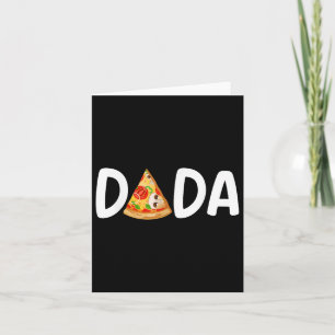 Dada Birthday Pizza 1. Geburtstag Pizza Familie Ma Karte
