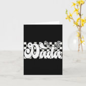 Dada Blitz Kariert Vatertag Papa Opa Karte (Gelbe Blume)