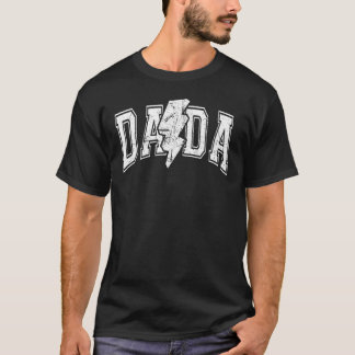 Dada Blitzschlag Vintager Tag der karierten Väter T-Shirt