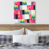 Dada Blume Garden | Sophie Taeuber-Arp | Leinwanddruck (Insitu (Schlafzimmer))