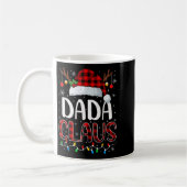 Dada Claus Christmas Lights Pajama Familie Matchin Kaffeetasse (Links)