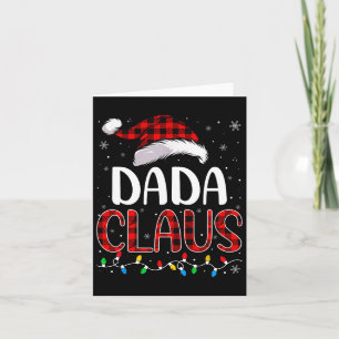 Dada Claus Weihnachtsbeleuchtung Matching Family X Karte
