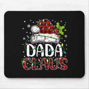 Dada Claus Weihnachtsbeleuchtung Matching Family X Mousepad