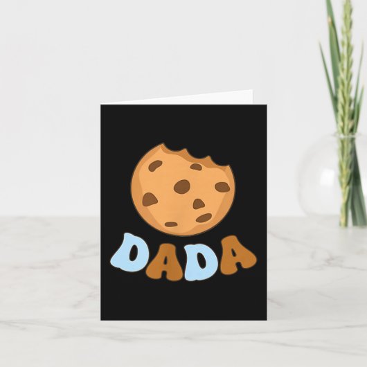 Dada Cookies Milk Sweet One 1st Birthday Family Ma Karte (Vorderseite)