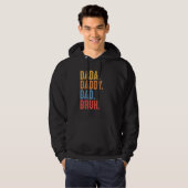 Dada Daddy Dad Bruh Father s Day 1 Hoodie (Vorne ganz)