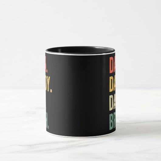Dada Daddy Dad Bruh Father's Day Funny Dad Life Tasse (Zentrum)