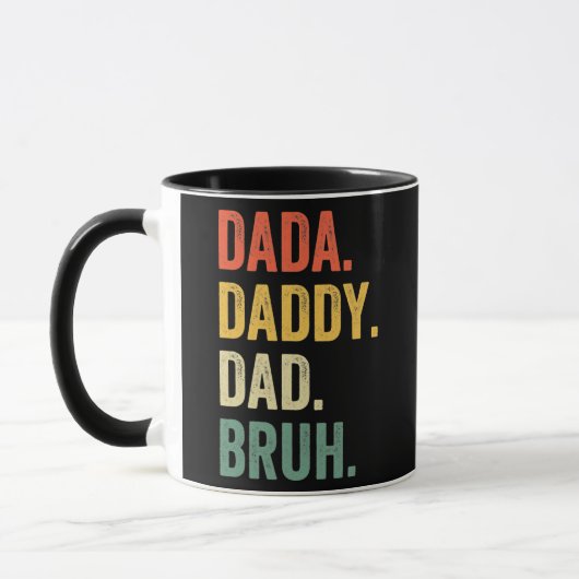 Dada Daddy Dad Bruh Father's Day Funny Dad Life Tasse (Links)