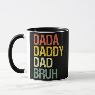 Dada Daddy Papa Bruh Lustiger Vater Vintage Vatert Tasse