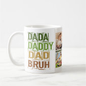 Dada Daddy Vater Bruh 4 Foto Kaffeetasse (Links)