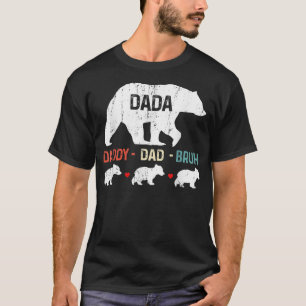 Dada Daddy Vater Bruh Bear Happy Vatertag Männer F T-Shirt