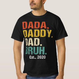Dada Daddy Vater Bruh Daddy Daughter I Liebe Hot V T-Shirt