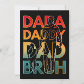 DADA DADDY VATER BRUH EINLADUNG (Vorderseite)
