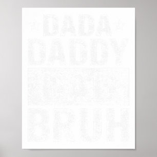 Dada Daddy Vater Bruh Funny Fathers Day 2024 Poster