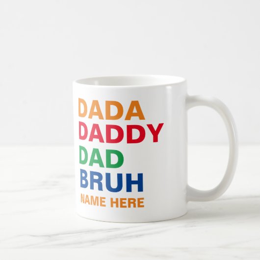 DADA DADDY VATER BRUH KAFFEETASSE (Rechts)