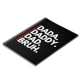 DADA DADDY VATER BRUH NOTIZBLOCK (Linke Seite)
