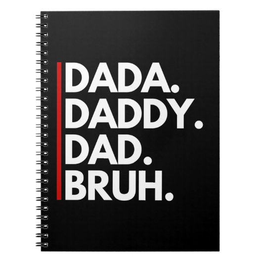DADA DADDY VATER BRUH NOTIZBLOCK (Vorderseite)