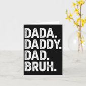 Dada Daddy Vater Bruh Shirt gibt Men Funny Vathers Karte (Gelbe Blume)