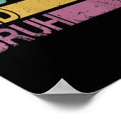 Dada Daddy Vater Bruh Shirt Men Funny Vathers Day Poster (Ecke)