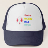 Dada Daddy Vater Bruh Truckerkappe (Vorderseite)