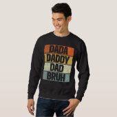 Dada Daddy Vater Bruh Vater 1 Sweatshirt (Vorne ganz)