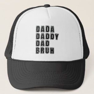Dada Daddy Vater Bruh Vintag Vater Lustige Sprüche Truckerkappe