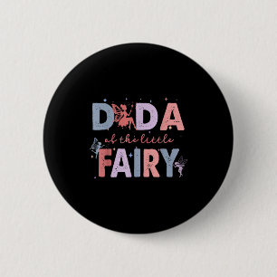 Dada der kleinen Fee zum ersten Geburtstag Mädchen Button