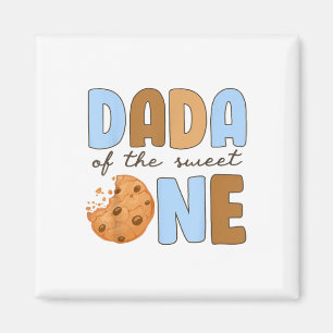 Dada der süßen Kekse und Milch 1. Geburtstag Magnet