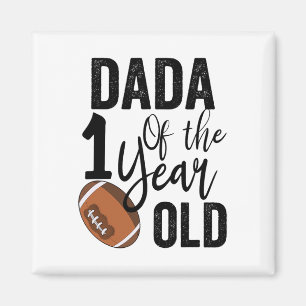 Dada des 1-jährigen Fußballs 1. Jahr herab Geburts Magnet