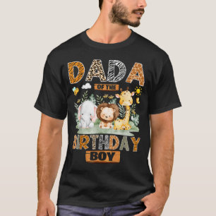 Dada des Geburtstagsjungen Safari Dschungel Wild T-Shirt