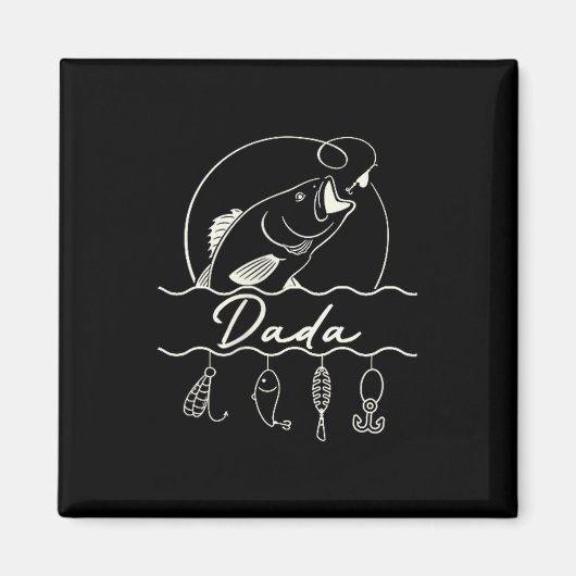 Dada des großen einen fischens o-fish-ally 1. magnet (Vorne)