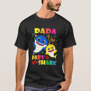 Dada des Vaters von Birthday Shark, Mama Matching T-Shirt