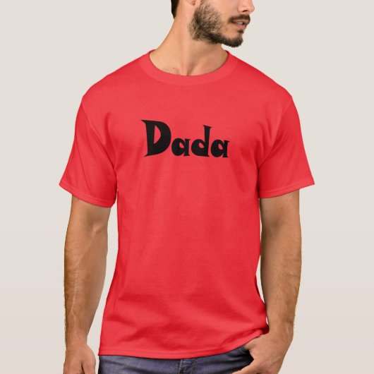 Dada Design Süße Schrift T-Shirt (Vorderseite)