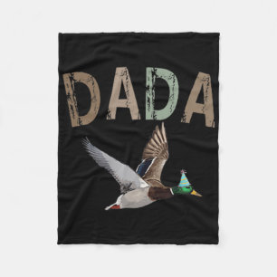 Dada Duck Jagd One Lucky Duck 1. Geburtstag Fami Fleecedecke