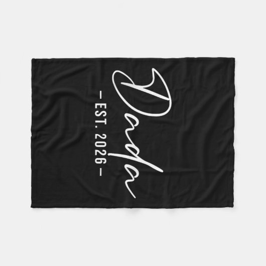 Dada Est 2026 für Dada 2026 New Dada Fleecedecke (Vorderseite (Horizontal))