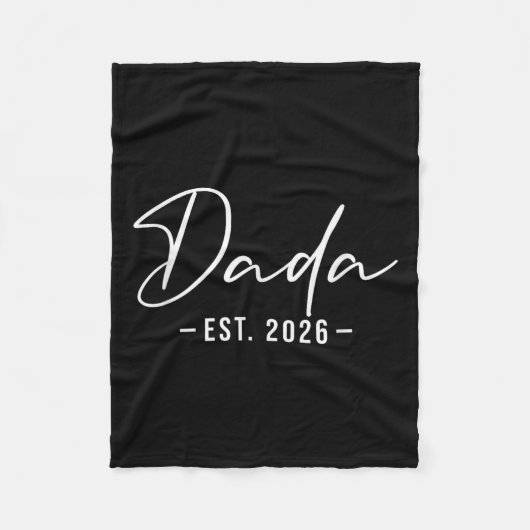 Dada Est 2026 für Dada 2026 New Dada Fleecedecke (Vorderseite)