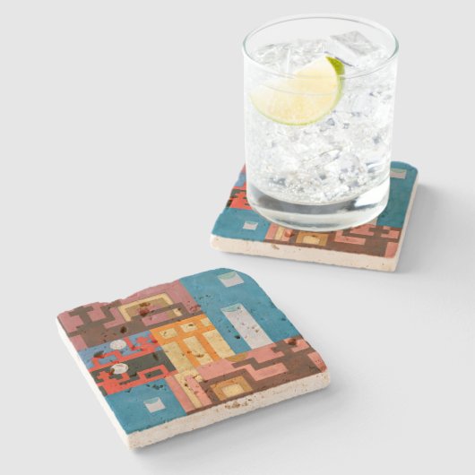 Dada Figures | Sophie Taeuber-Arp | Steinuntersetzer (Seitenansicht)