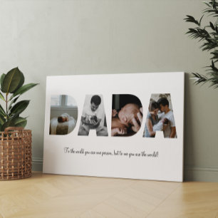 Dada Foto Collage Leinwand