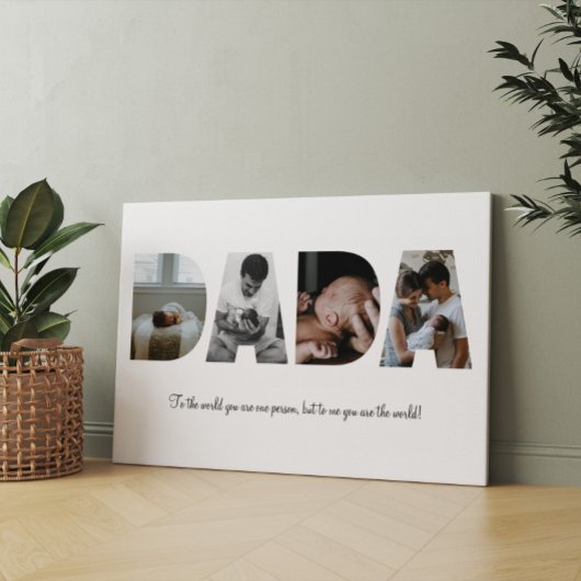 Dada Foto Collage Leinwand