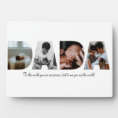 Dada Foto Collage Plaque für den Vater Fotoplatte (Vorderseite)