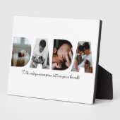 Dada Foto Collage Plaque für den Vater Fotoplatte (Seite)