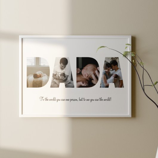 Dada Foto Collage Poster