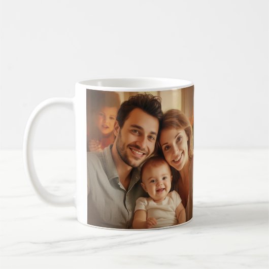 Dada Foto Collage Tasse für Vatertag (Links)