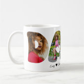 Dada Foto Collage Tasse - Perfektes Geschenk für V (Links)