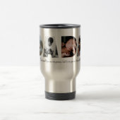 Dada Foto Collage Travel Mug für Vatertag Reisebecher (Mittel)